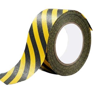 Black & Yellow Anti-Slip Tape Self Adhesive Safety Hazard Warning 