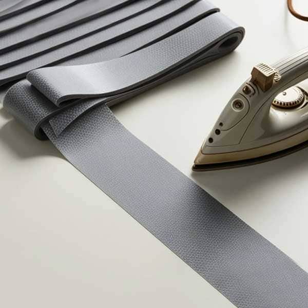 Silver Iron-On Reflective Tape for High Visibility on Clothing and Gear