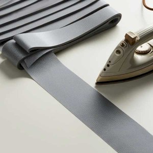 Silver Iron-On Reflective Tape for High Visibility on Clothing and Gear